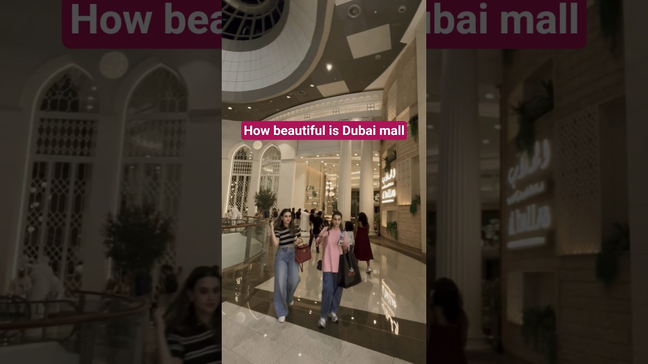 Inside Dubai Mall – A World of Luxury Design ✨🏛️