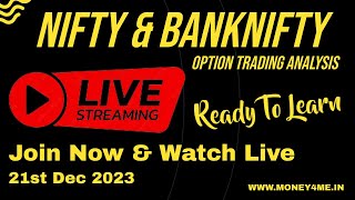 Nifty & Banknifty Live Intraday Trading | 21st Dec 2023 | Live Option Trading nifty banknifty