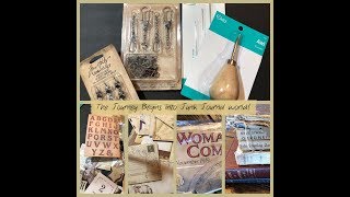 A New Journey:  Gathering Supplies for Junk Journals