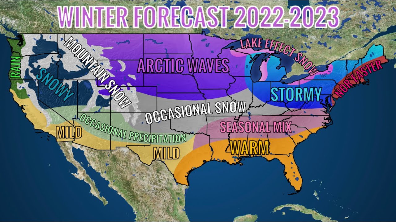 Official Winter Forecast For 2022-23 - YouTube