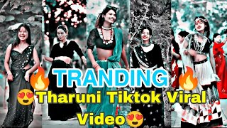 😍 Tharuni Tiktok Viral Video 2080/2023