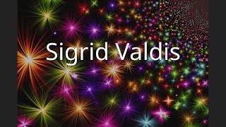 Sigrid Valdis