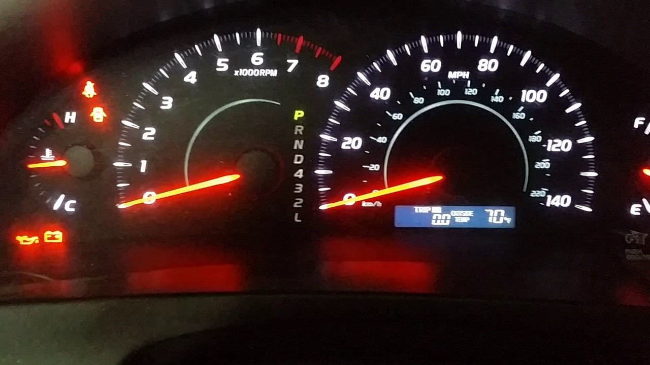 2004 Toyota Camry Reset Maintenance Light