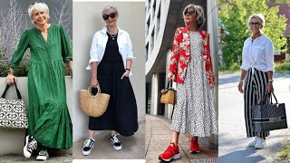Winter \& summer outfits style for older women's over 40+50+60+\/causal best outfits