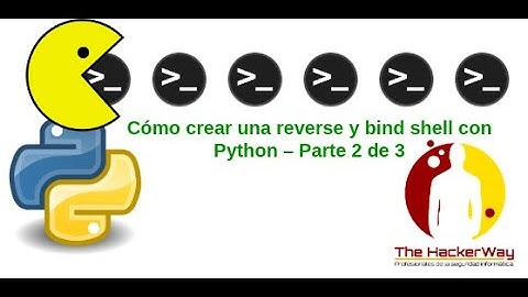 Cómo crear una reverse y bind shell con python – Parte 2 de 3
