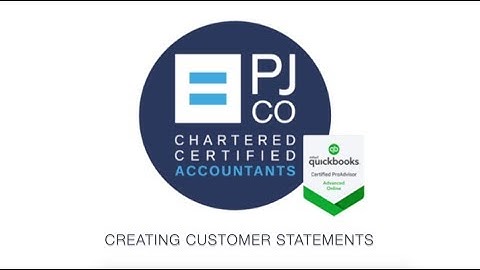 How to create customer statements in QuickBooks