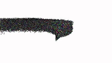 100k Particle system using Python OpenGL