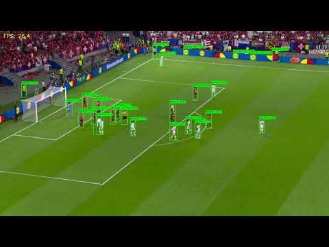 ⚽ **Football Player Tracking with YOLO, C++ & ONNX Runtime**