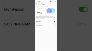 Increase your Infinix mobile ram with virtual ram/mem fusion. #infinix #infinixhot12play screenshot 5