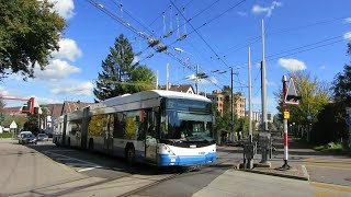 Kreuzung Uetlibergbahn/Trolleybus - Zürich Friesenberg