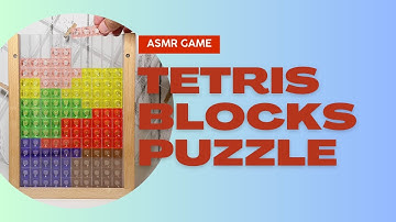 Pure Visual ASMR: Relaxing With Rainbow Tetris Blocks