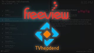 Generic TvHeadend Server Setup for Freeview NZ