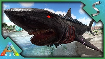 THE COLOSSUS MEGALODON BOSS BATTLE! SPINOSAURUS VS THE MEG! - Ark: Jurassic Park [E34]