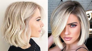 Women Medium Short Haircut Tutorial | Hair Trendy | Haircuts For Over 40