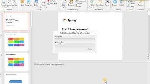 Uploading a presentation to YouTube with iSpring Suite