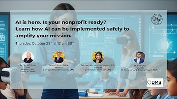 AI Is Here: Is Your Nonprofit Ready? | Ethical & Safe AI Adoption for Nonprofits