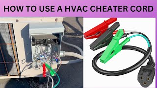 HOW TO USE A HVAC CHEATER CORD