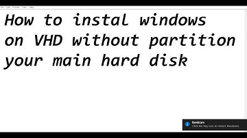 How to  install windows 10 to VHD and create dual boot system without Partition