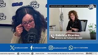 Gabriela Ricardes - Ministra de Cultura de la Ciudad de Buenos Aires | Argentinos De Bien