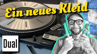 ♻️ Ein NEUES Leben für den DUAL CS 1237 A Plattenspieler! #upcycling #reparieren