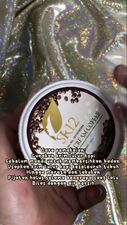 SCRUB CREAM COFFE SR12 | Aroma Kopi Menenangkan | #shorts #sr12 #bodycare  #bodycareroutine