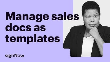 How to Bulk Send Sales Documents for Signing with Templates