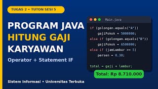 TUGAS 2 STATEMENT IF DENGAN PROGRAM JAVA