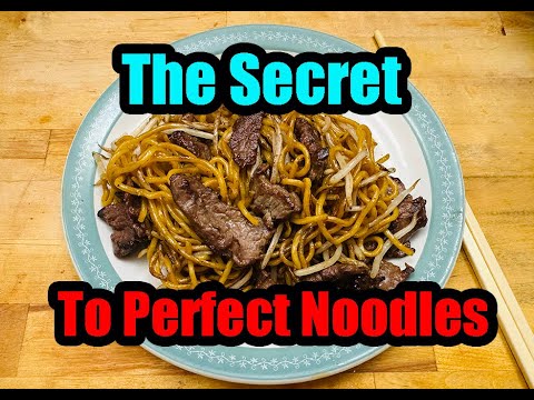 How to Stir Fry Noodles Perfectly - No Fail Chow Mein Method - YouTube