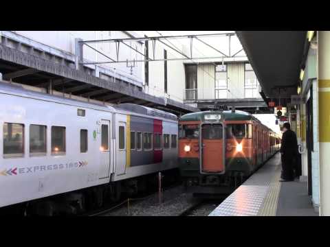 朝　新前橋駅にて-2
