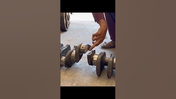 How a Badly Broken Truck Crankshaft Was Repaired #mechanic #restoration #crankshaft
