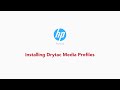 Installing Drytac Profiles - HP