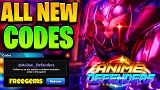 *NEW* ALL WORKING UPDATE CODES FOR ANIME DEFENDERS! ROBLOX ANIME DEFENDERS CODES!