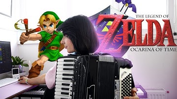 Song of Storm - Zelda: Ocarina of time on accordion