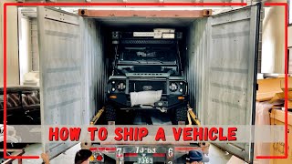 Shipping a vehicle to Australia and around the world