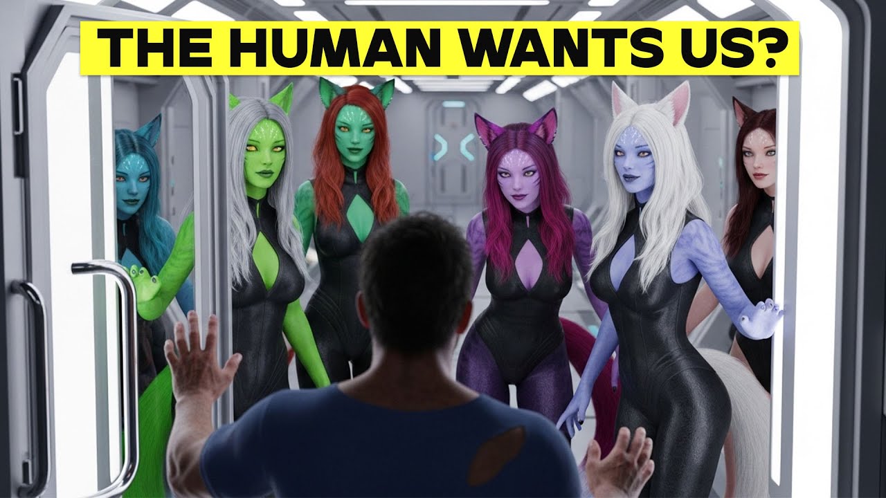 Дикие инопланетные девушки считались неукротимыми... Пока люди не потратили всё, чтобы освободить их