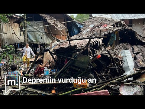 Filipinler'de deprem anı kameralara böyle yansıdı