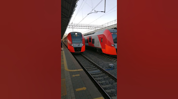 Ласточка - Прибытие скоростного поезда на станцию МЦК. Speed train Lastochka.