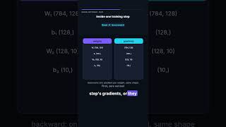 Inside One Neural-Network Training Step