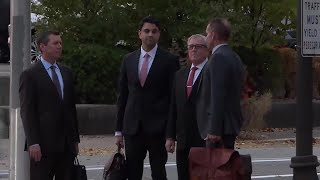 Former ex-LMPD Detective Brett Hankinson arrives for sentencing