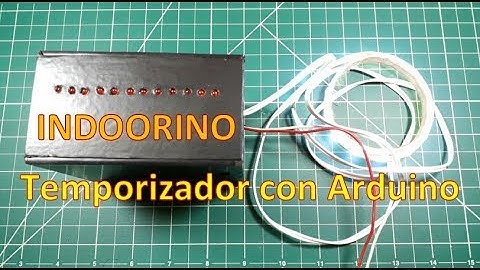 Controlador Temporizador de luces LEDS con Arduino II DS1302