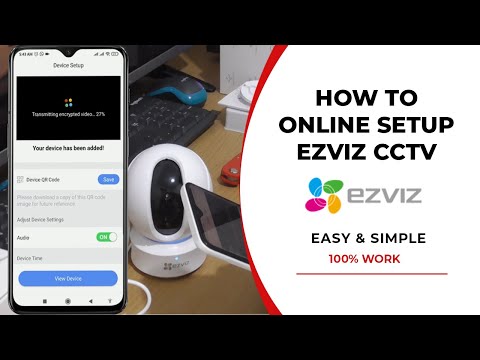 How To Online Setup Ezviz CCTV Camera | Ezviz Online Camera View