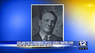 Late Ashland officer to be added to National Law Enforcement Memorial Wall