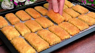 The easiest cottage cheese cookies! Insanely tender, melting in your mouth!