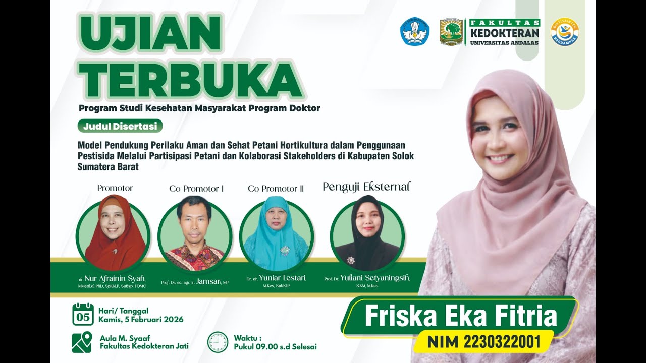 Ujian Terbuka Promosi Doktor 