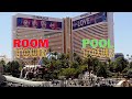 The Mirage (with room tour and pool view) | Las Vegas