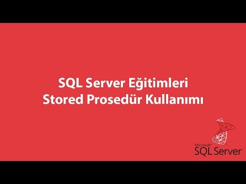 Video: SQL Server'da saklı prosedürler nerede?