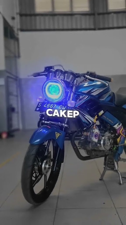 Cinematik modifikasi motor Vixion konsep ninja ss