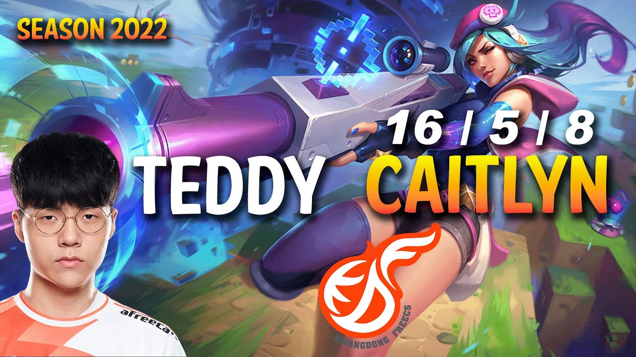 KDF Teddy CAITLYN vs APHELIOS ADC - KR Ranked