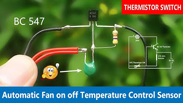 How to make Temperature Sensor Switch Using Thermistor