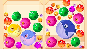 Melon Maker ( Watermelon Game ) Merge game Mobile Gameplay Satisfying #8